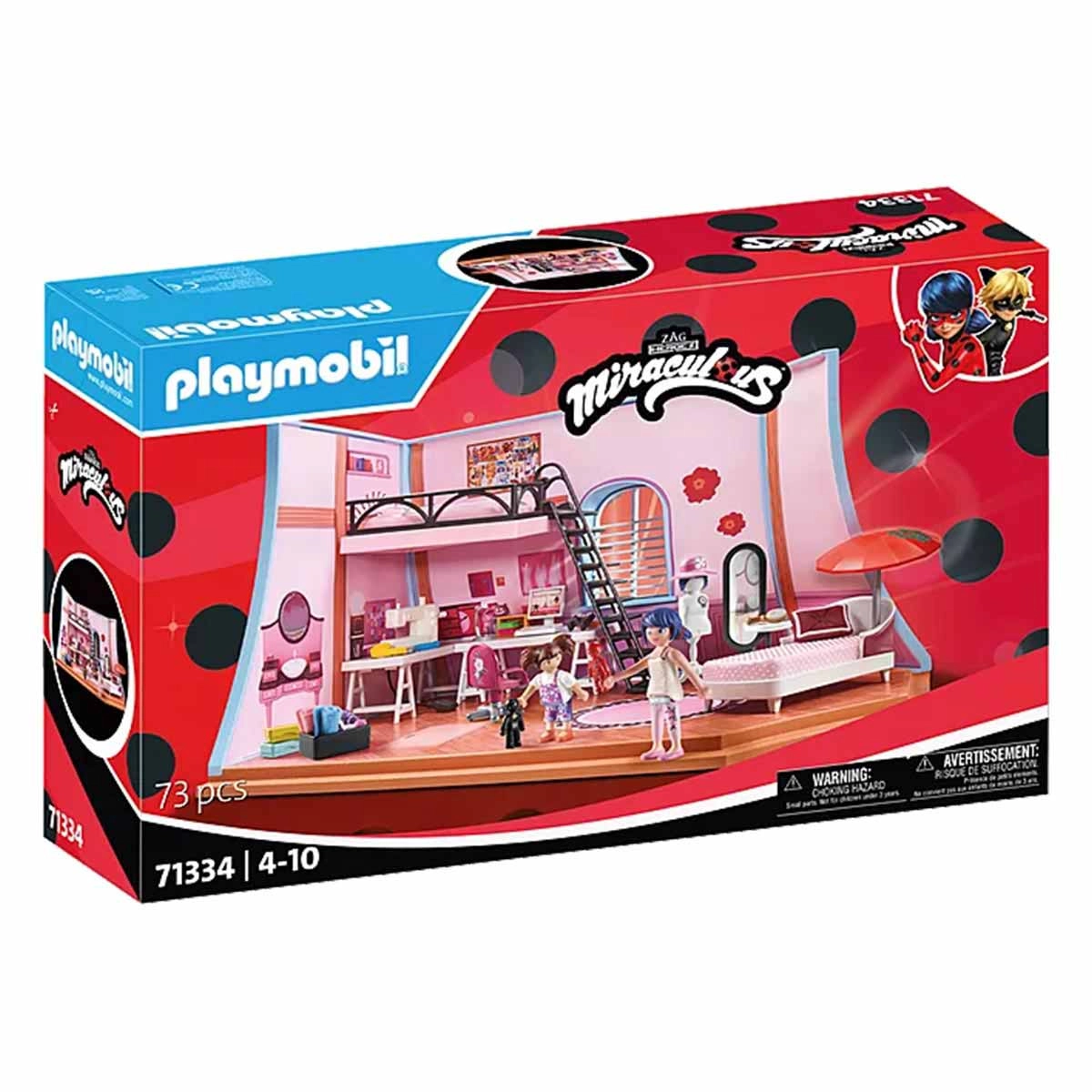 Sótão Da Marinette - Playmobil Miraculous 71334