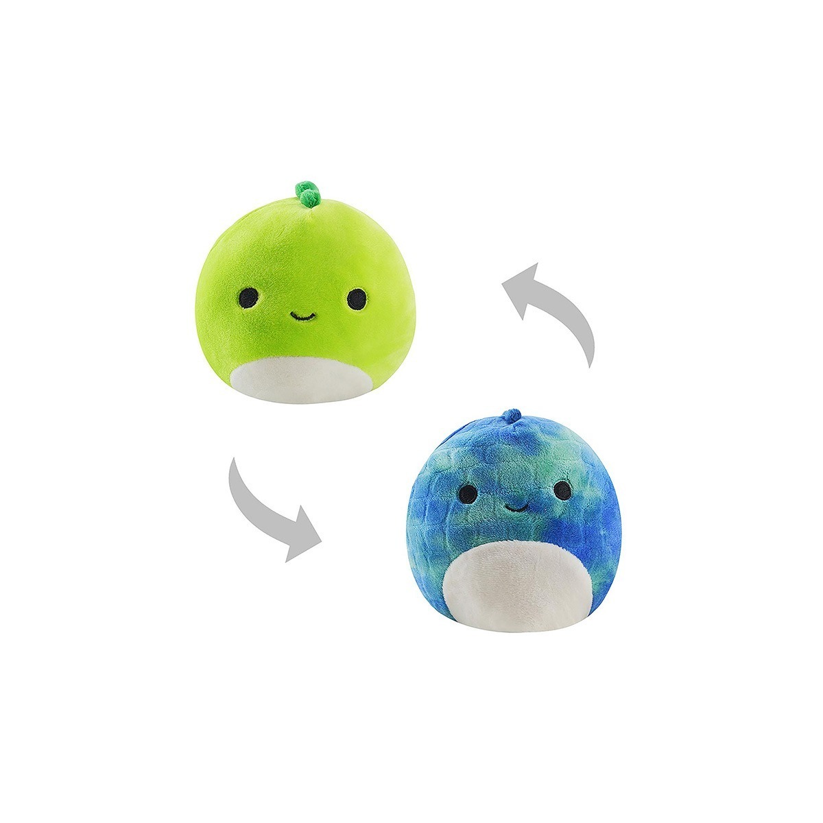 Pelúcia Squishmallows 12Cm - Flip Série 6 - Danny/Damien