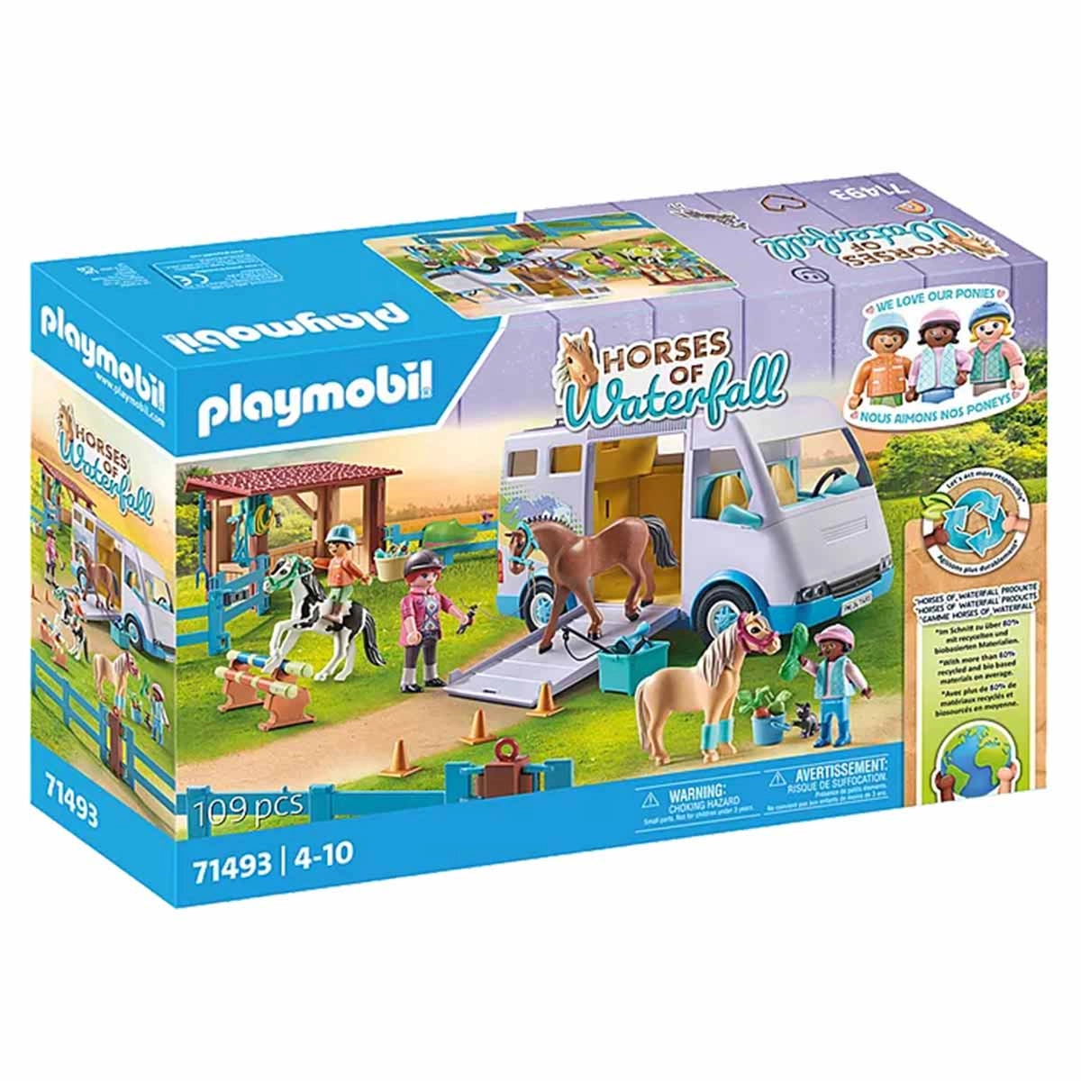 Escola De Equitação - Playmobil Horses Of Waterfall 71493