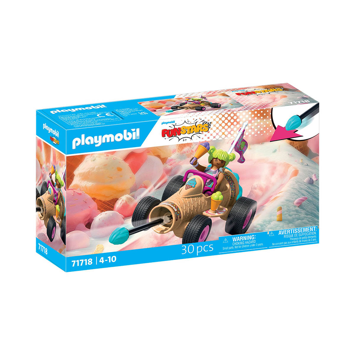 Sorvete de Corrida - Playmobil Funstars 71718