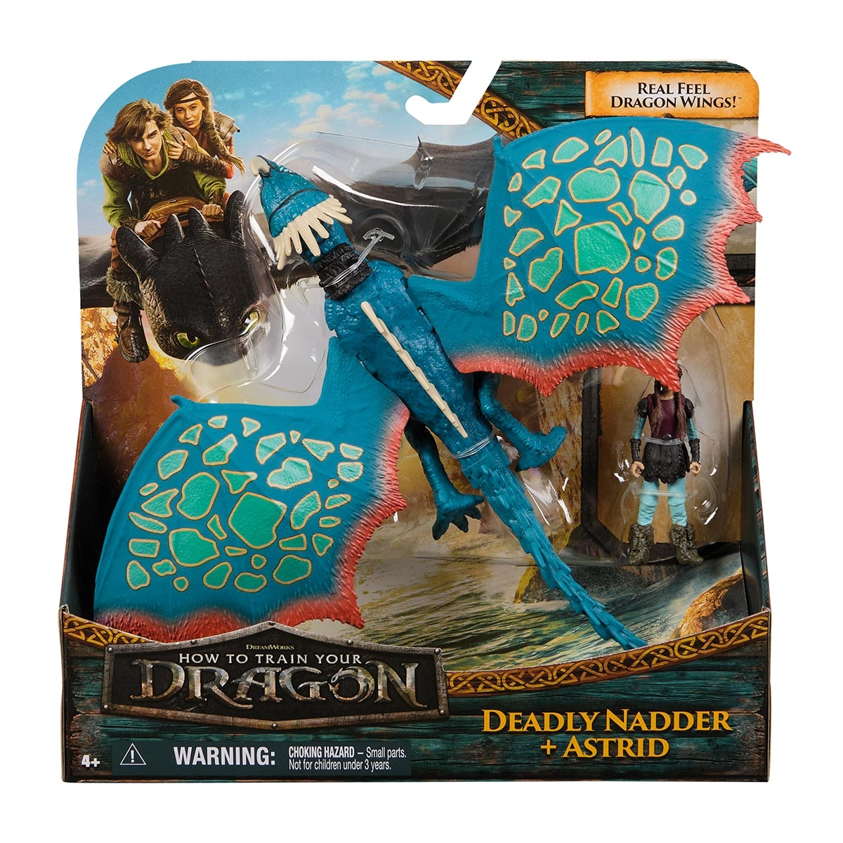 Como Treinar o Seu Dragão, Boneco Astrid Dragão Deadly Nadde