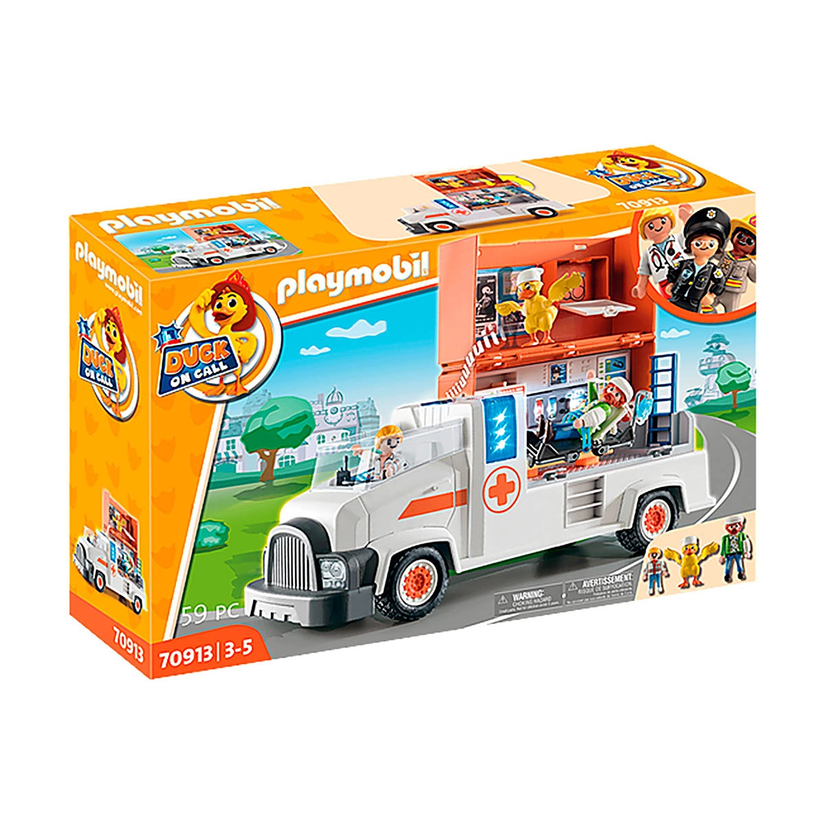 Playmobil - Ambulância - Duck On Call - 70913