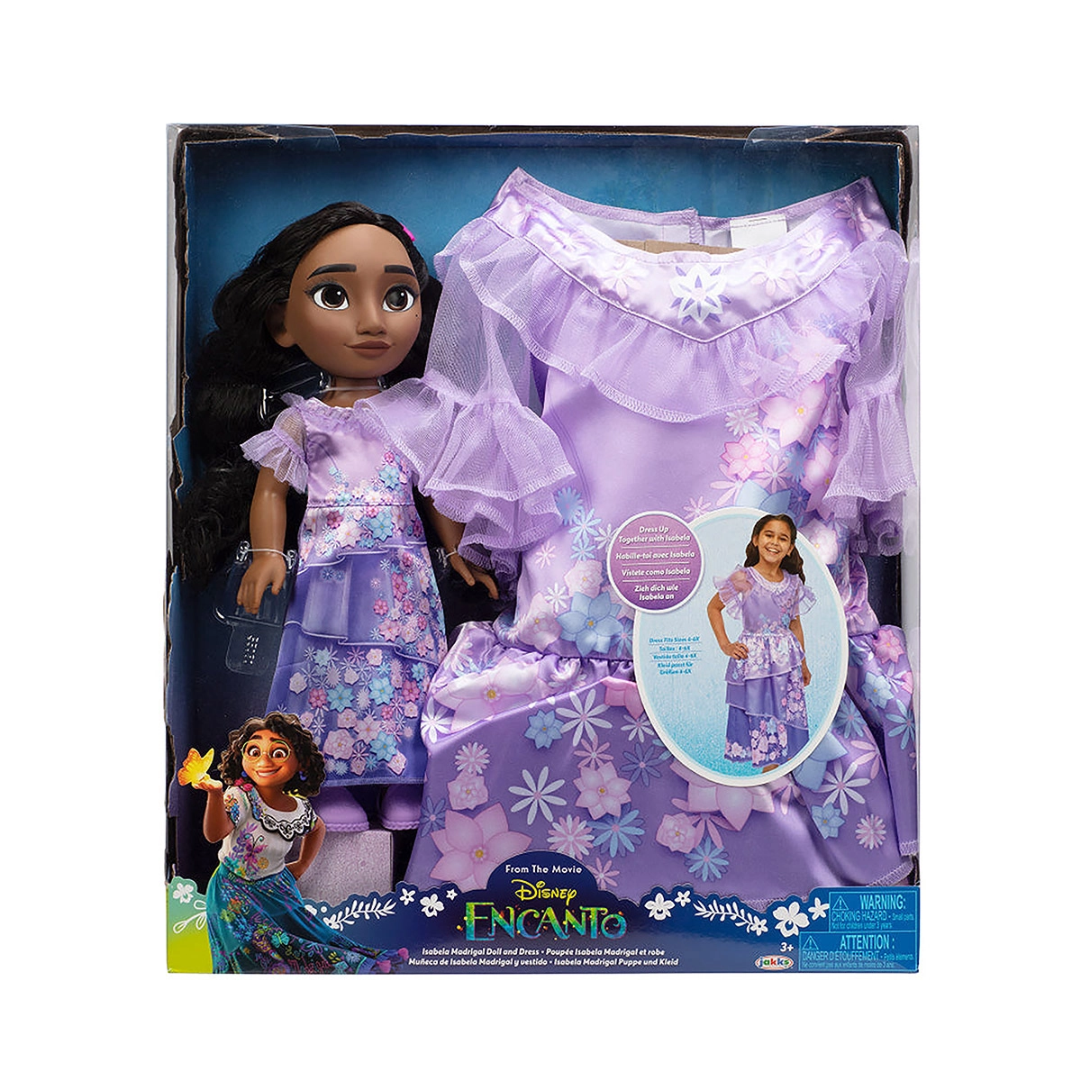 Encanto - Boneca E Vestido Isabel - Disney