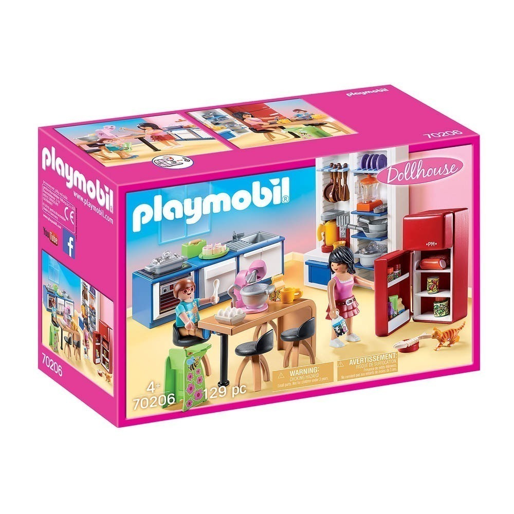 Playmobil - Cozinha Da Família - Dollhouse - 70206