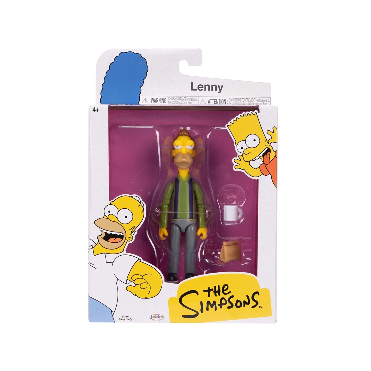 Boneco Lenny de 12cm com Café - Os Simpsons