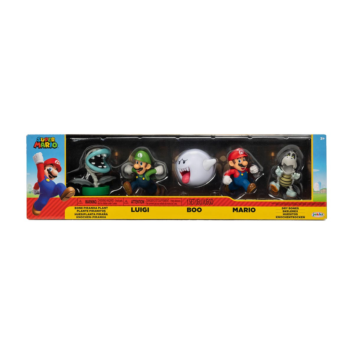 5 Bonecos Toad, Luigi, Mario, Toadette, Nabbit - Super Mario 5 Bonecos Toad, Luigi, Mario, Toadette, Nabbit - Super Mario