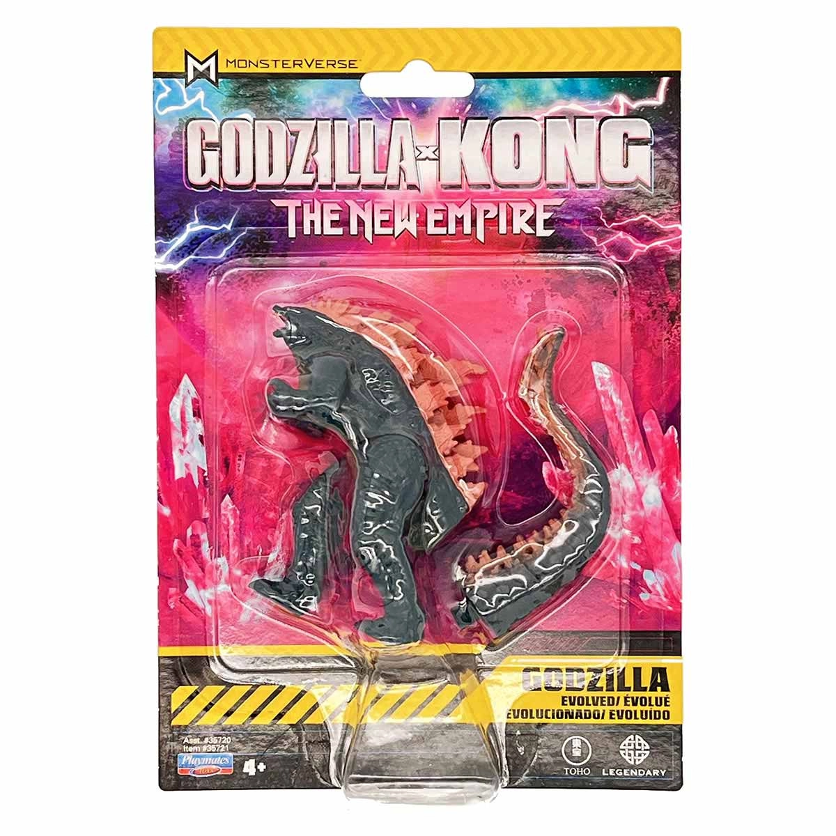 Boneco Godzilla Evoluído De 7 Cm - Godzilla Vs Kong