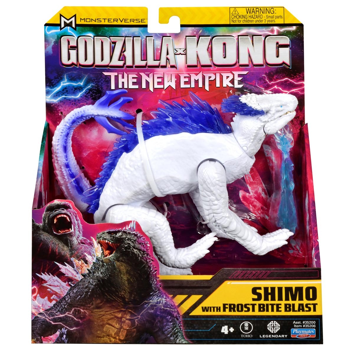Boneco Shimo Com Explosão De Gelo 15 Cm - Godzilla Vs Kong
