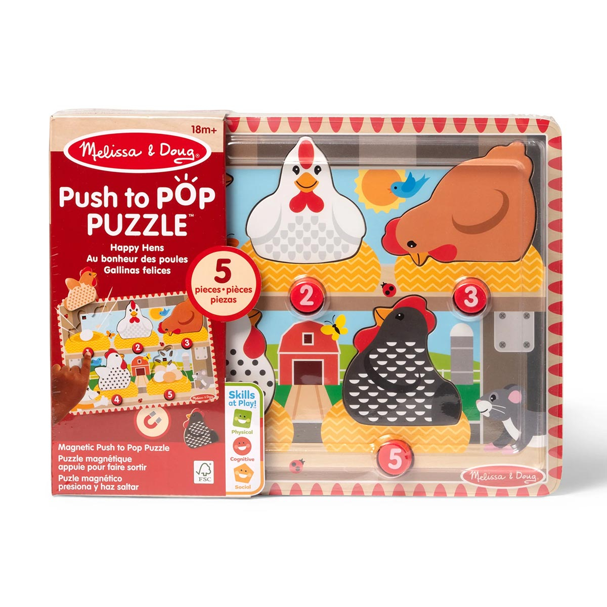 Quebra Cabeça Galinhas Felizes - Melissa & Doug Quebra Cabeça Galinhas Felizes - Melissa & Doug