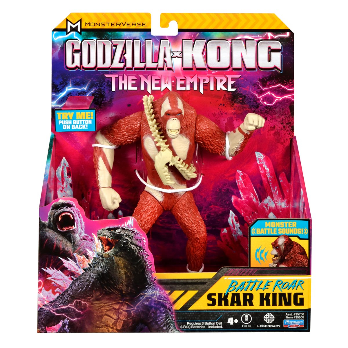 Boneco Skar King De 17Cm Com Som - Godzilla Vs Kong Boneco Skar King De 17Cm Com Som - Godzilla Vs Kong