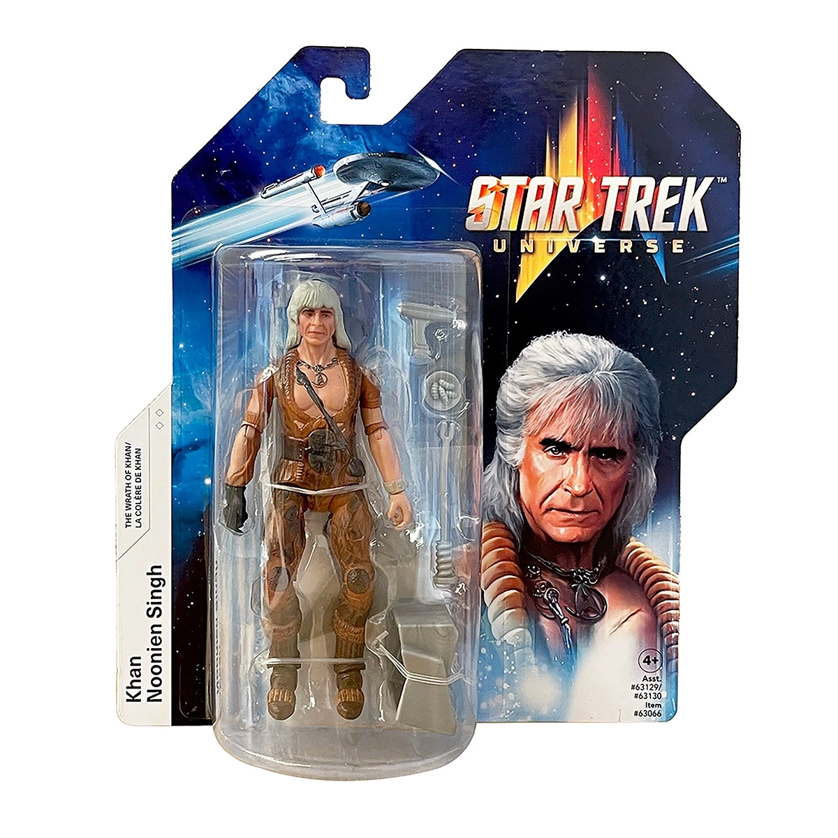 Star Trek Jornada Estrelas Boneco 12Cm - Khan Noonien Singh