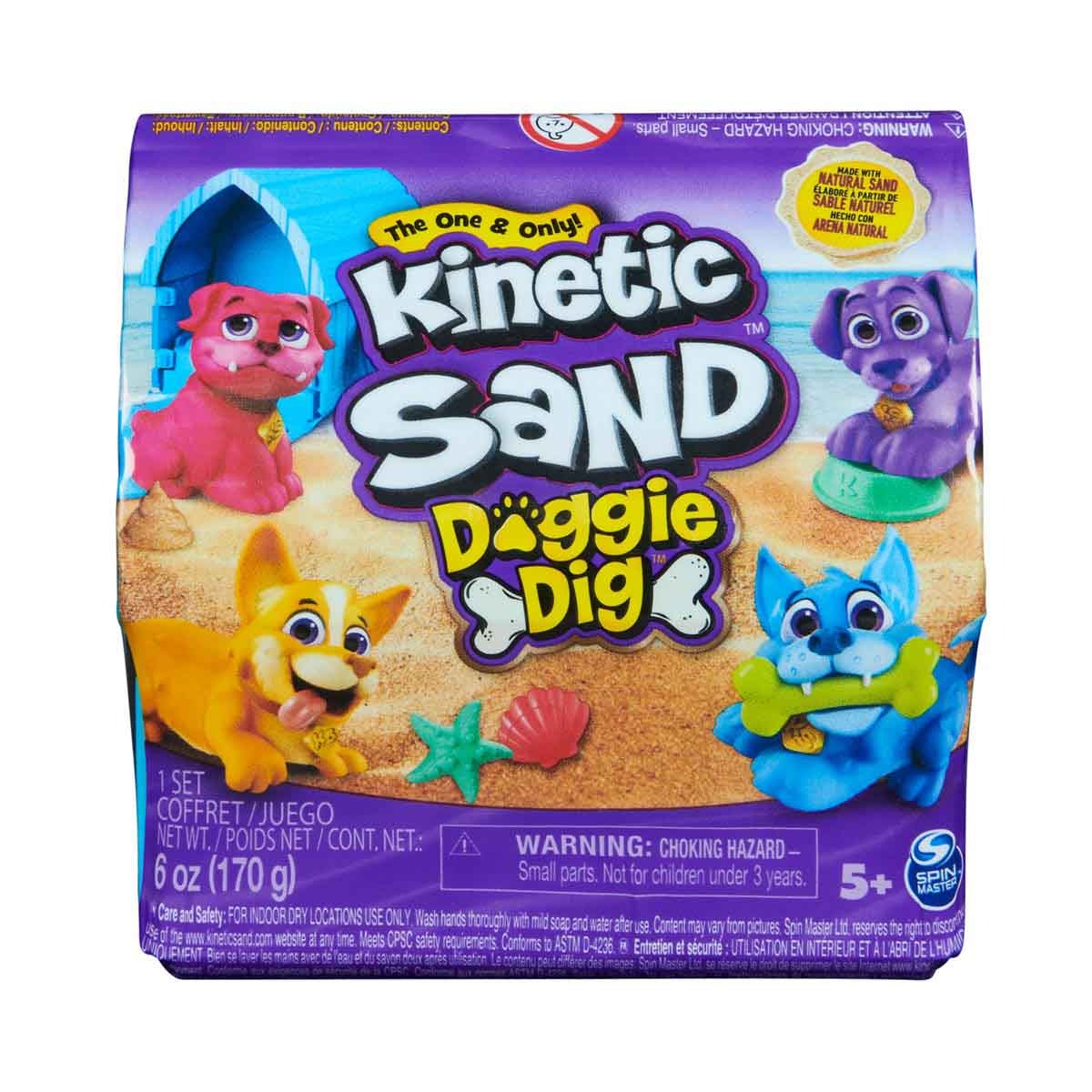 Cachorrinho Surpresa + Playset Escavacao Canina-Kinetic Sand