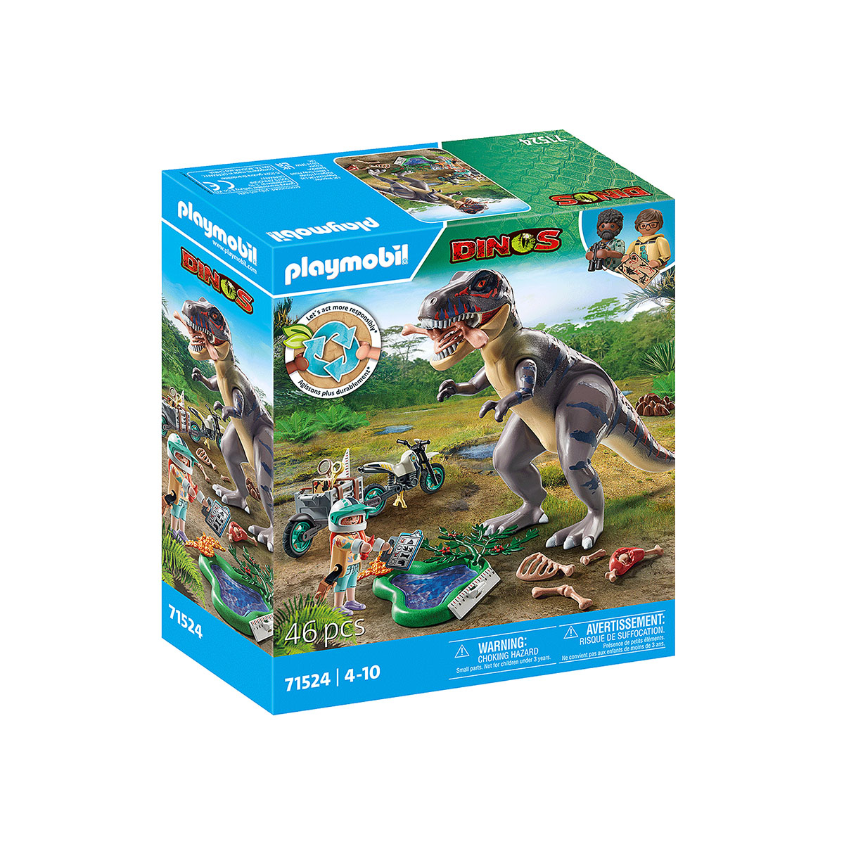 Caça ao T-Rex - Playmobil Dinos 71524