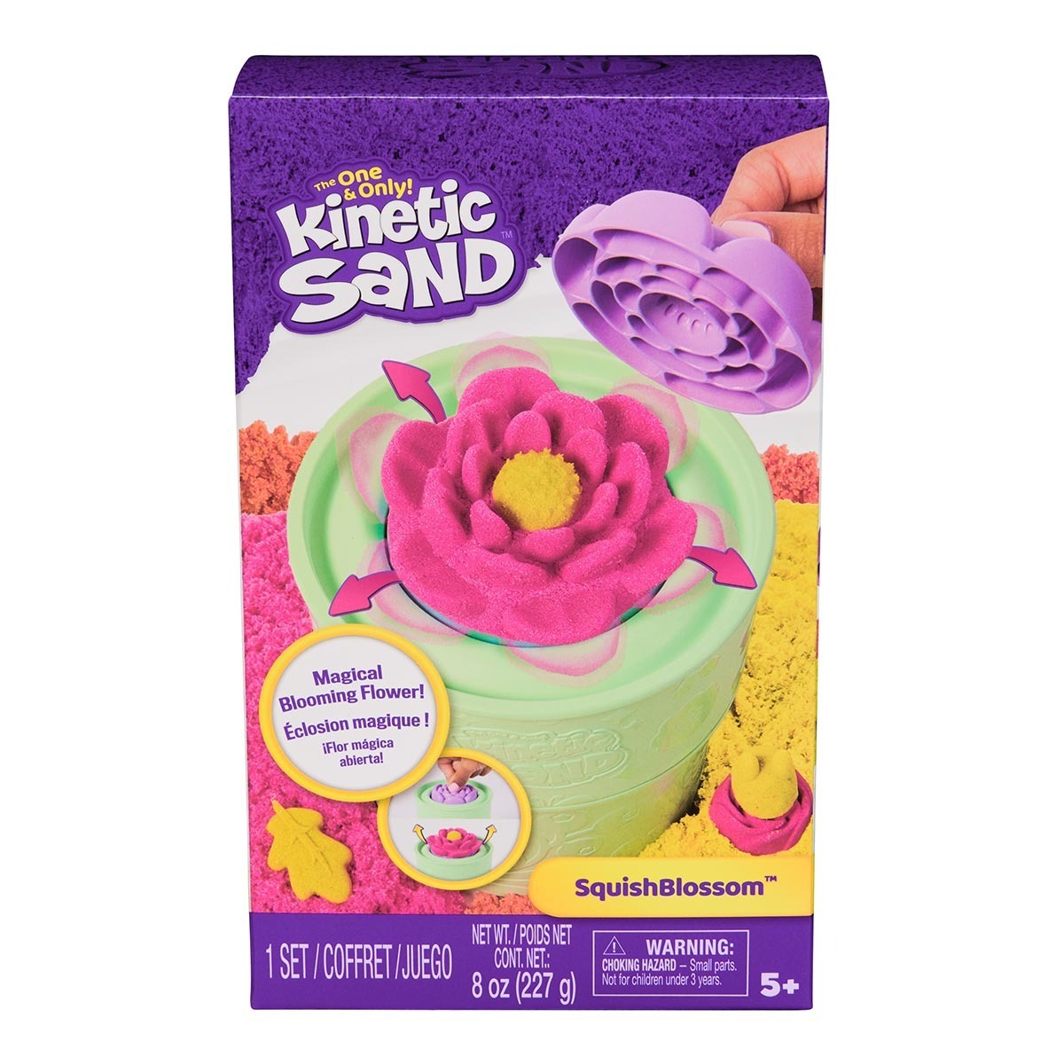 Playset Maquina de Flores + 227g de Areia - Kinetic Sand