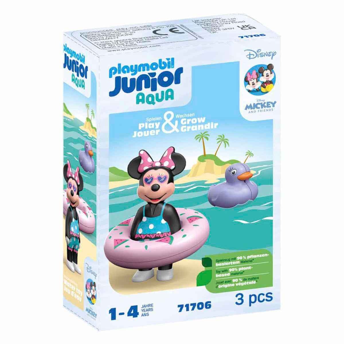 Viagem A Praia Com A Minnie - Playmobil Junior Aqua 71706