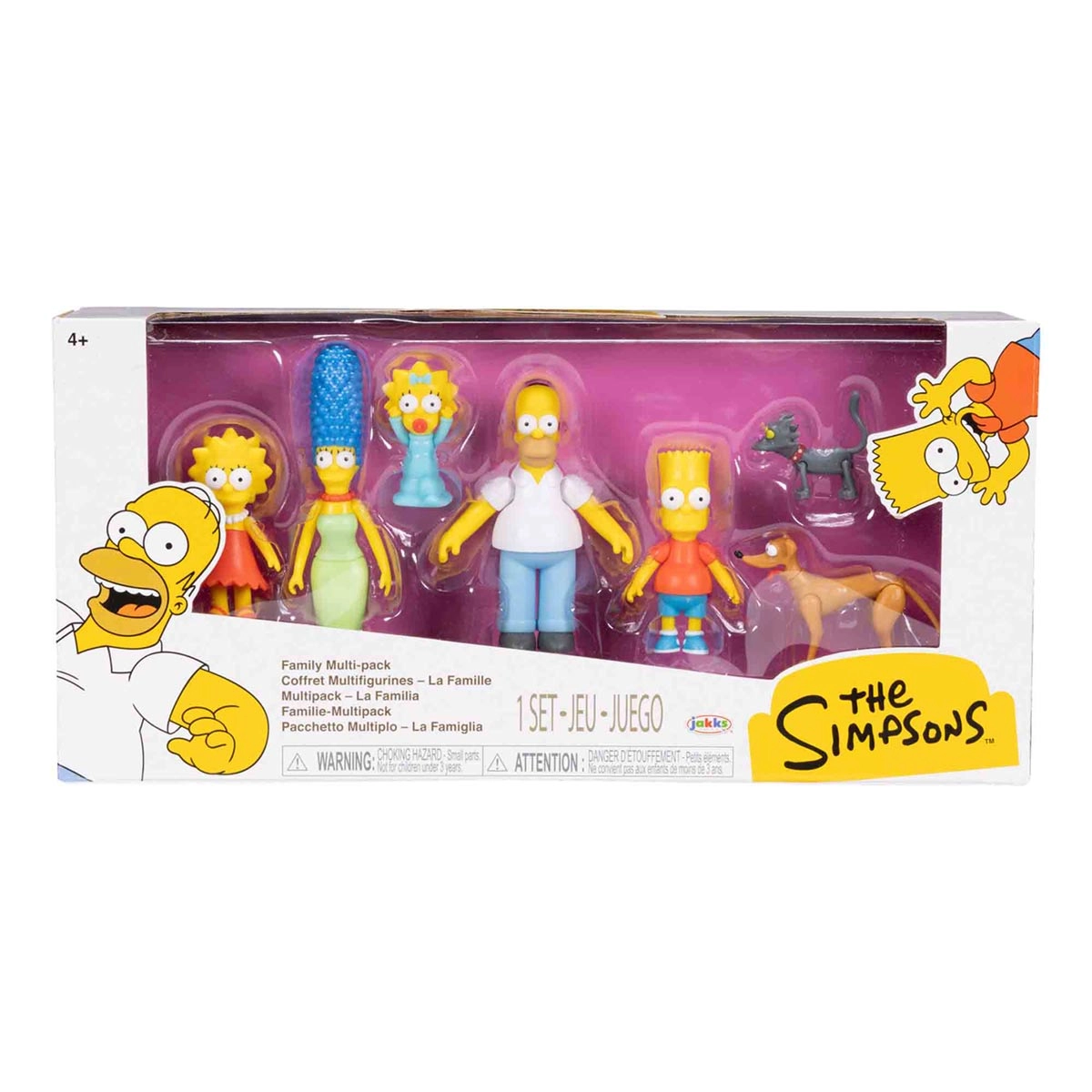 7 Bonecos Dos Simpsons (Colecao Familia) - Os Simpsons