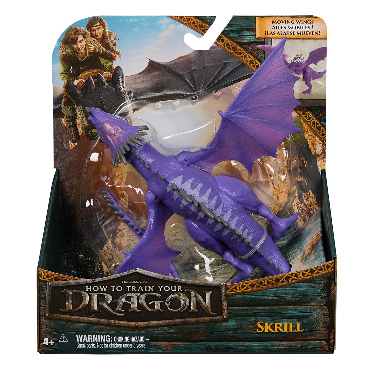 Como Treinar o Seu Dragão, Boneco Skrill Dragão 23cm