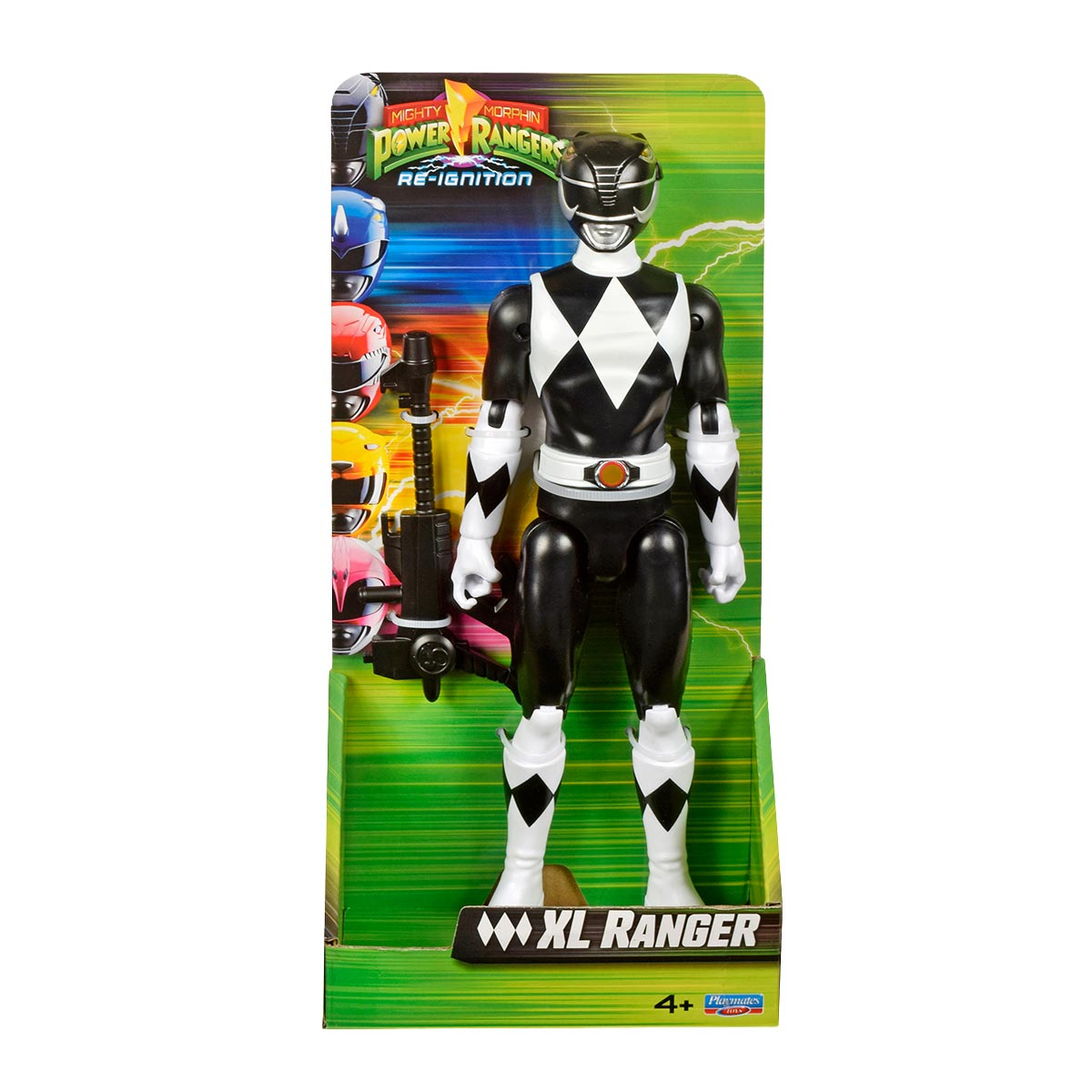 Boneco do Ranger Preto de 24cm - Power Rangers Re-Ignition Boneco do Ranger Preto de 24cm - Power Rangers Re-Ignition