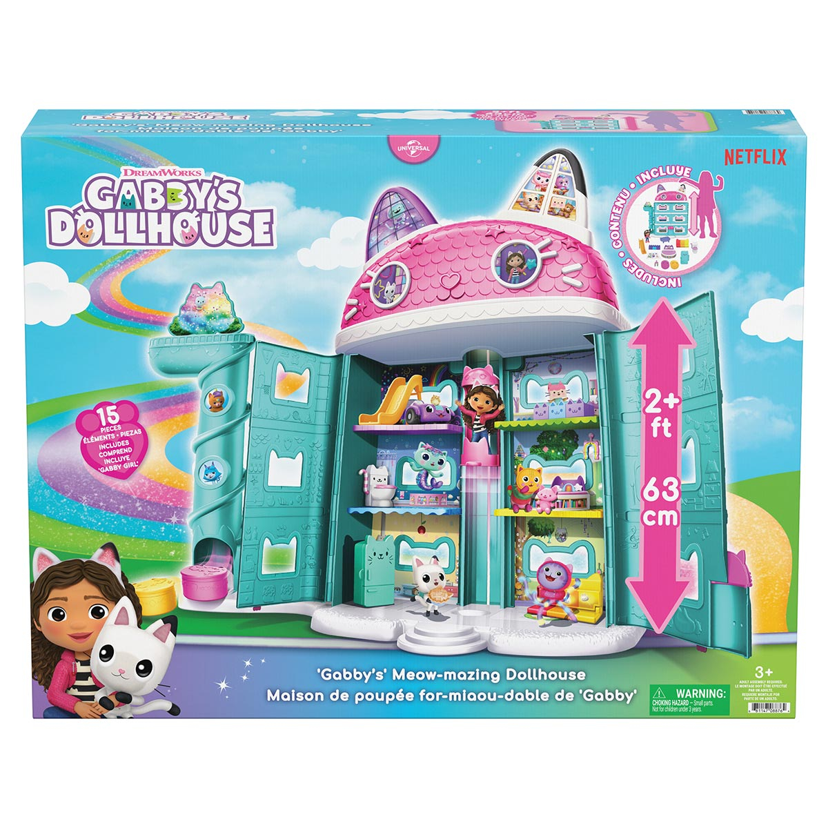 Casa de Bonecas da Gabby Meow-Mazing - Gabby's Dollhouse