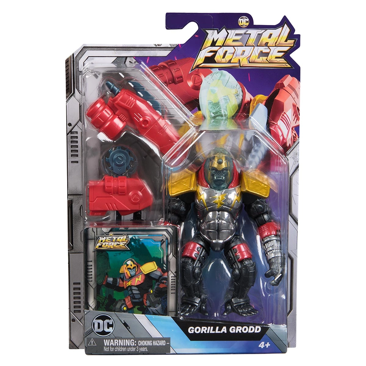 Boneco Besouro Azul Articulado 10cm Metal Force - DC Comics