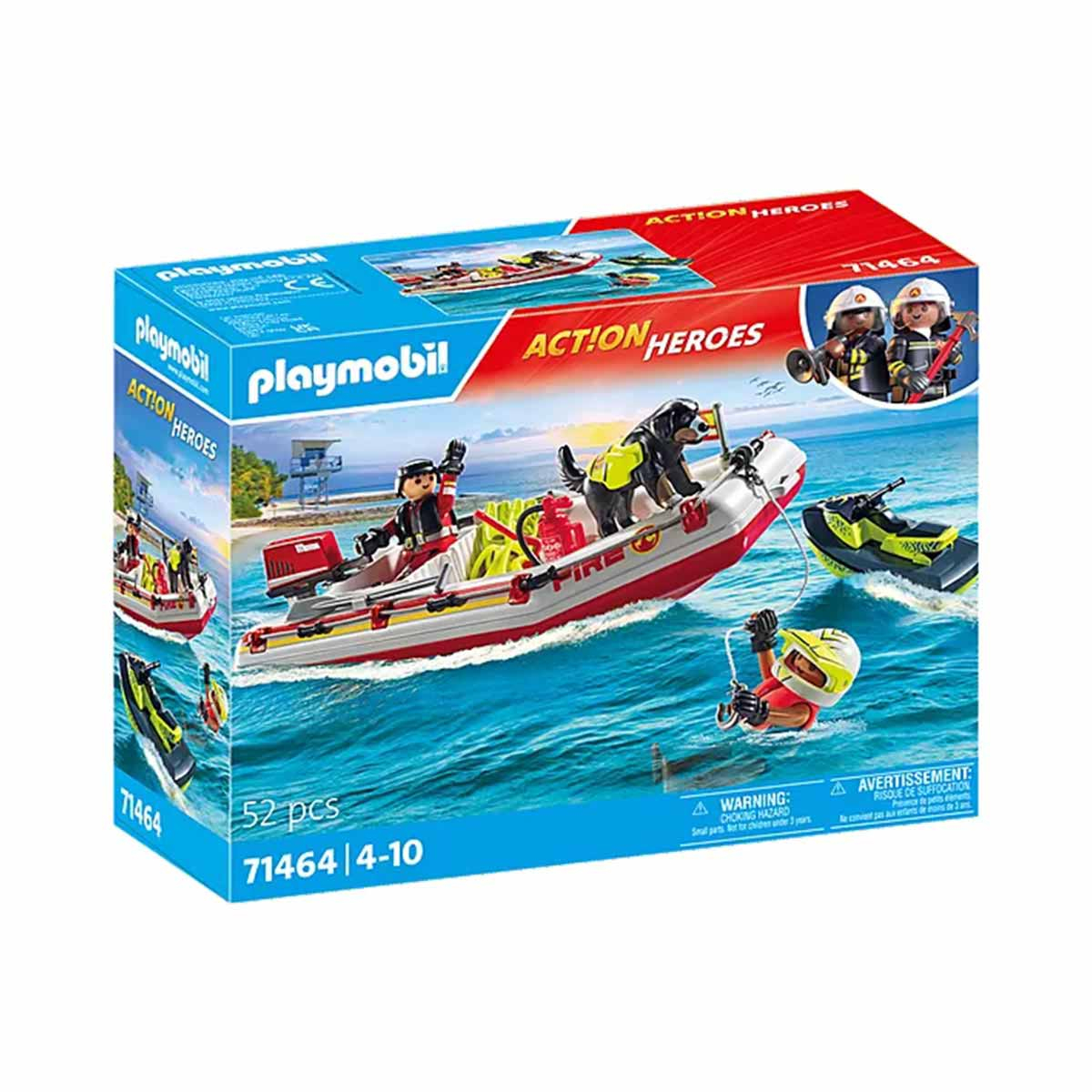 Bote De Salvamento E Jet Ski - Playmobil Action Heroes 71464 Bote De Salvamento E Jet Ski - Playmobil Action Heroes 71464