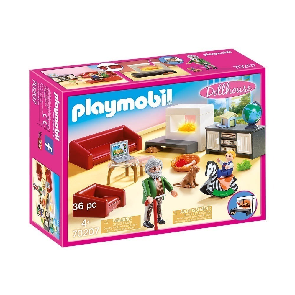 Playmobil - Sala de Estar Confortável - Dollhouse - 70207