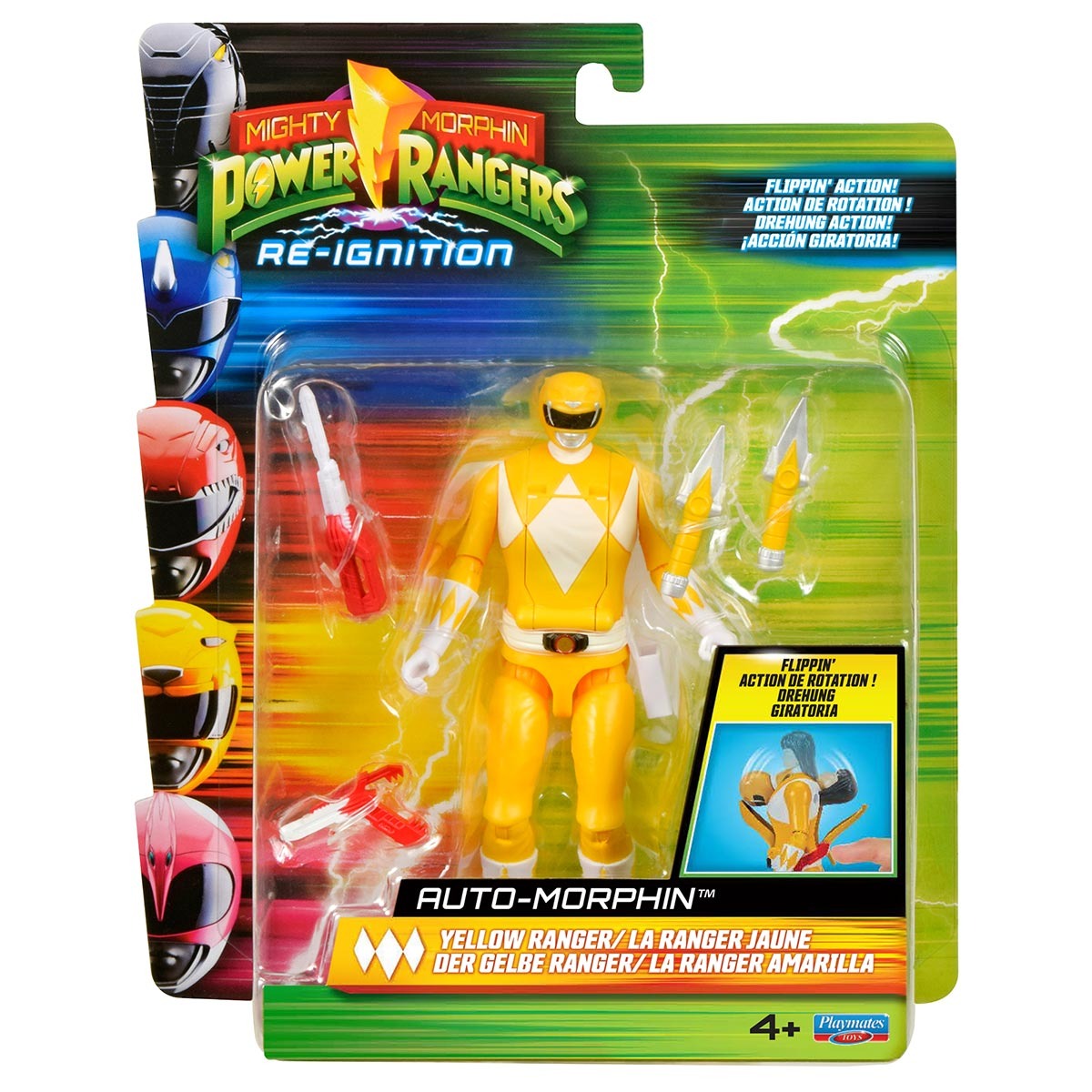 Boneca Morfável da Ranger Amarela - Power Rangers Re-Ignition