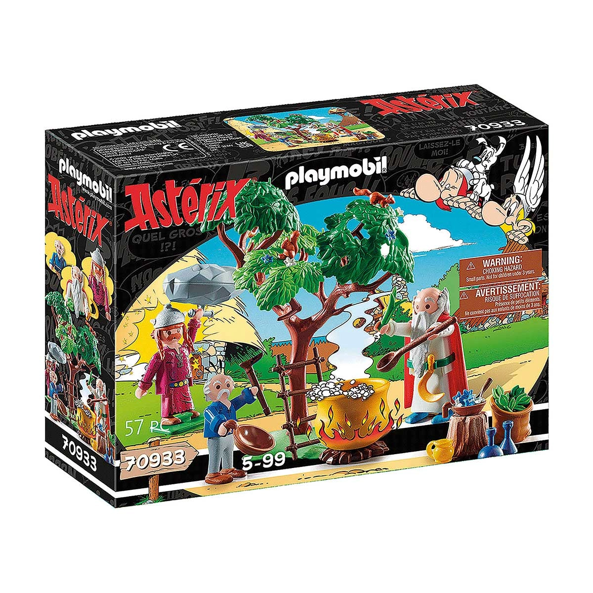 Playmobil - Getafix Com O Caldeirão Da Poção Mágica - Asterix - 70933