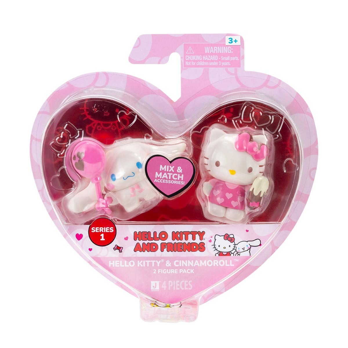 Bonecas Hello Kitty e Cinnamoroll Dia Namorados  Hello Kitty