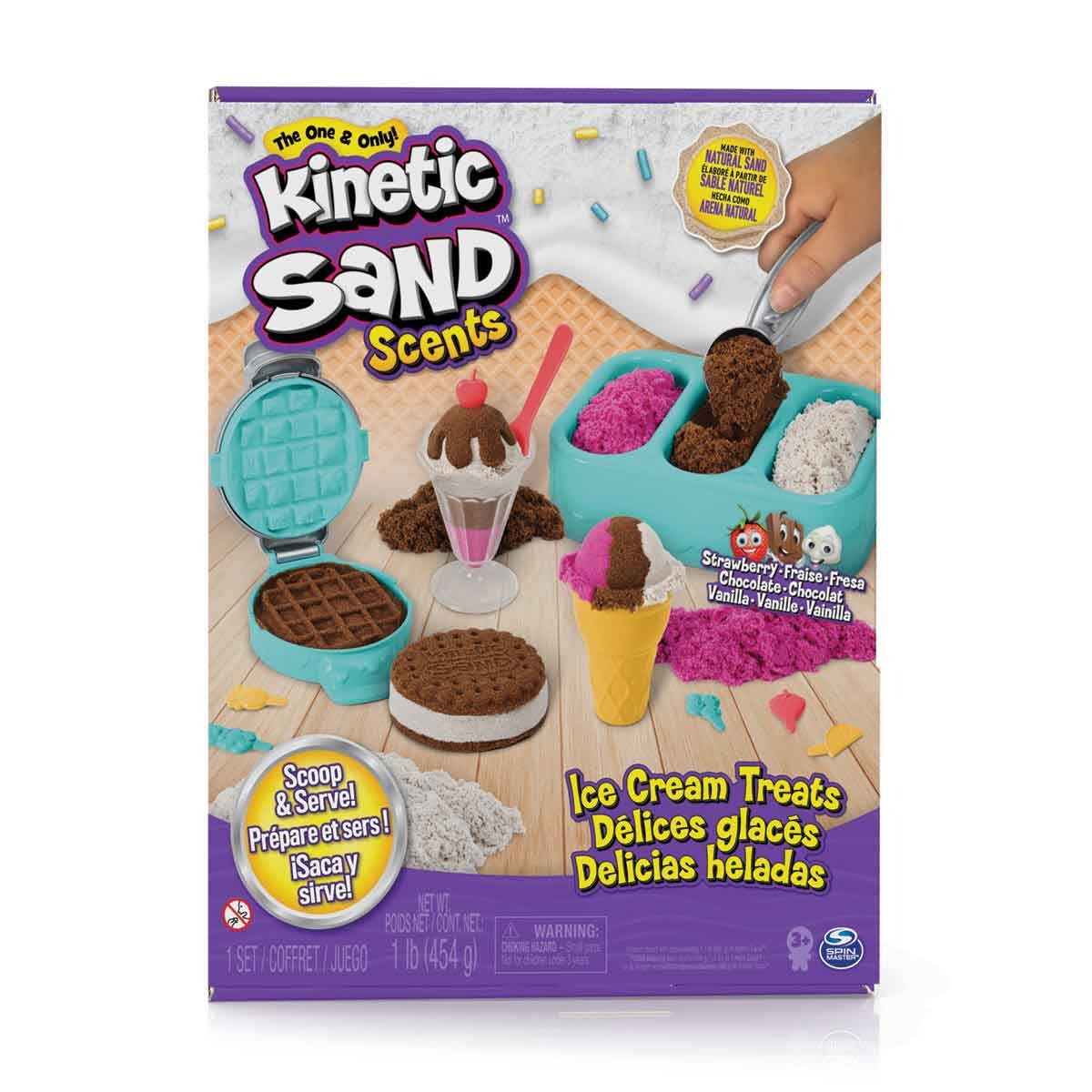 Playset Fabrica De Sorvete + 454g Areia - Kinetic Sand