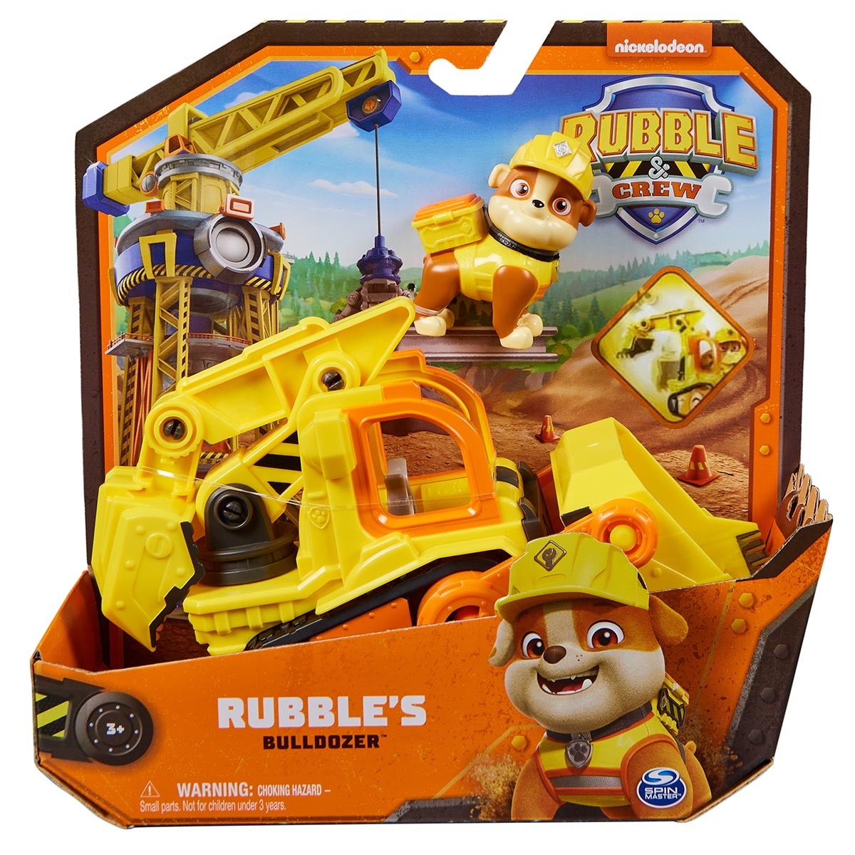 Escavadeira Do Rubble Com Boneco - Patrulha Canina