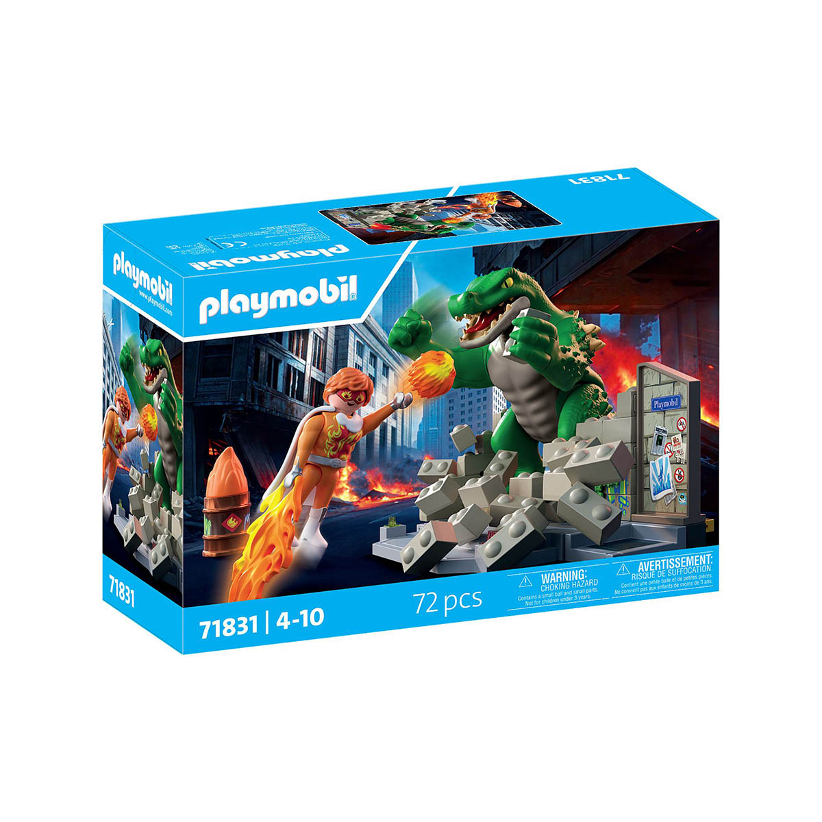Batalha de Herói Contra Lagarto Gigante - Playmobil Heroes 71831 Batalha de Herói Contra Lagarto Gigante - Playmobil Heroes 71831