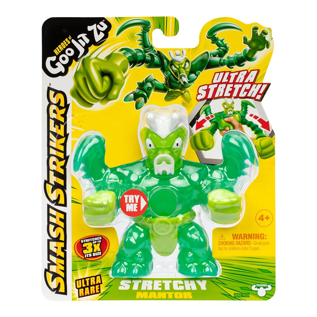 Boneco Elastico Mantor de 11cm - Goo Jit Zu Smash Strickers