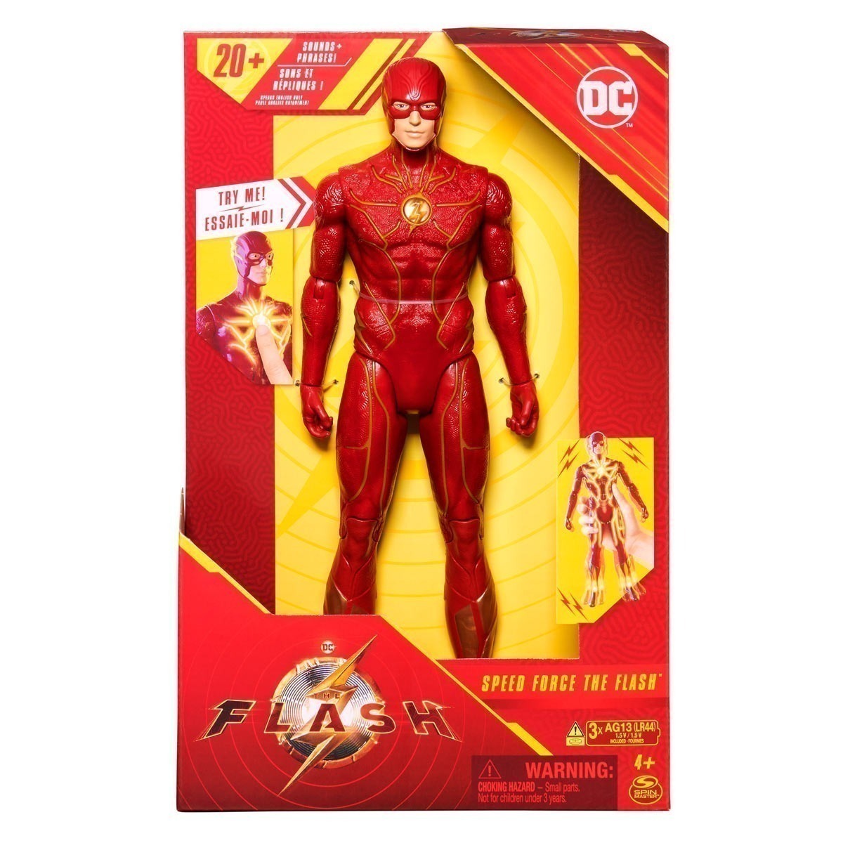 The Flash - Boneco De Luxo 30Cm Com Luz E Som - Dc