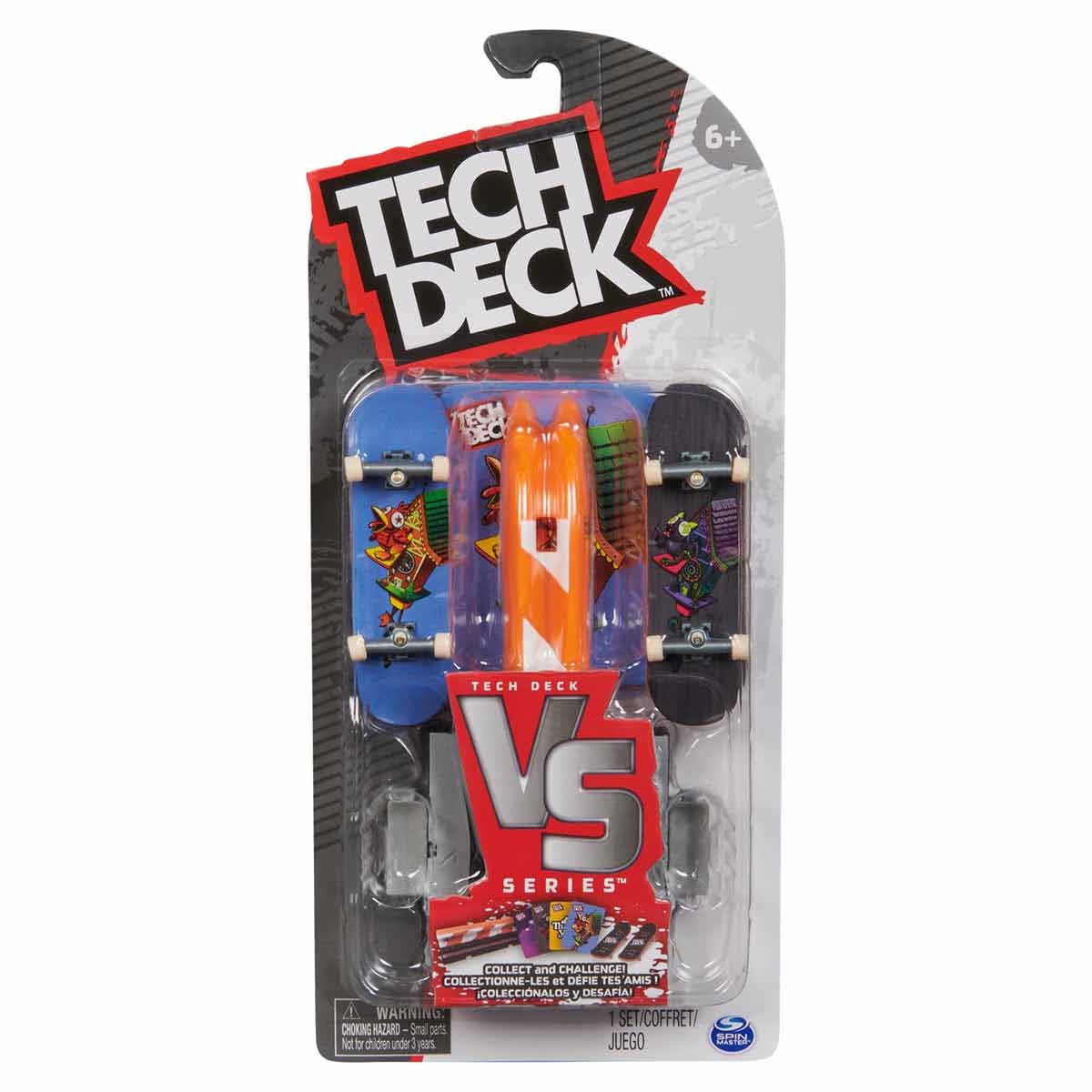 Kit 2 Skate De Dedo Com Obstáculo Thank You - Tech Deck