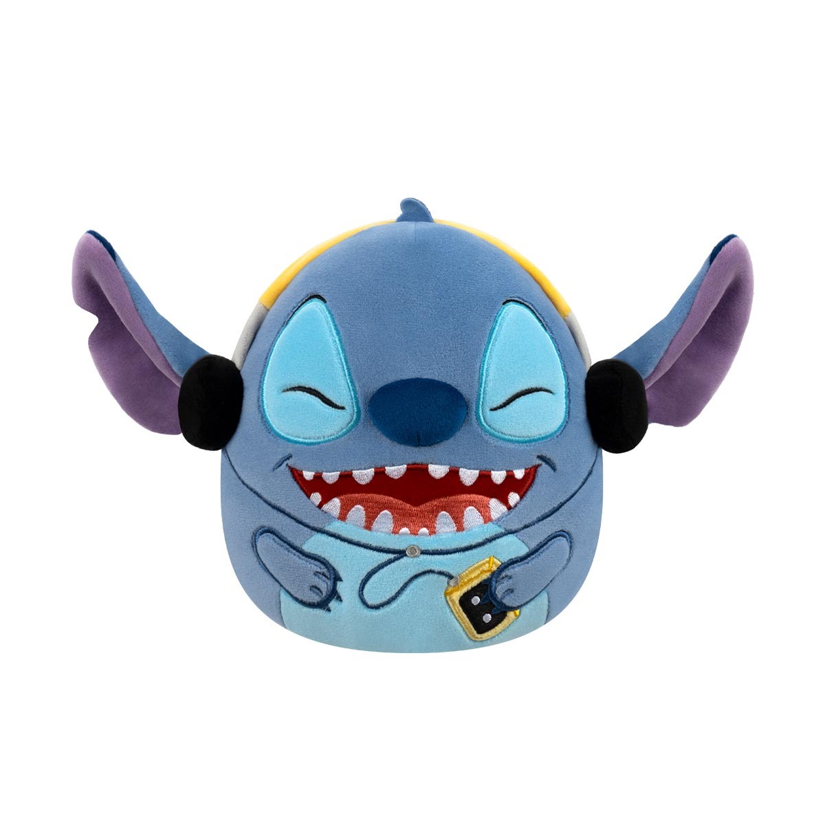 Pelúcia Stitch com Fone de 25cm - Squishmallows