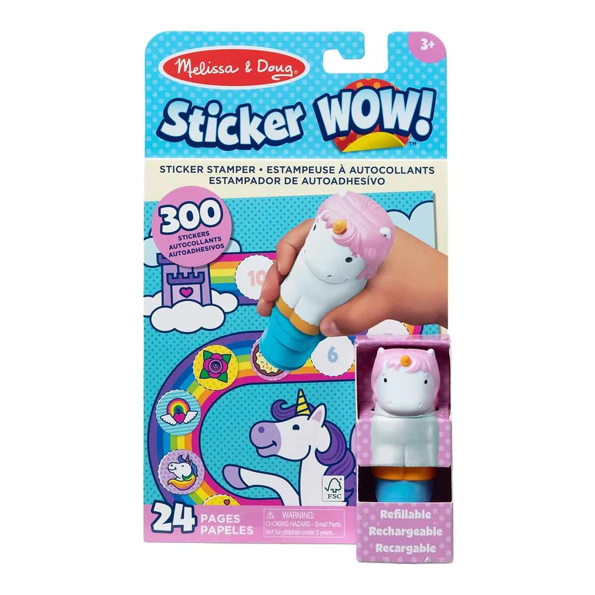 Conjunto Caderno e Carimbo Unicornio - Melissa & Doug