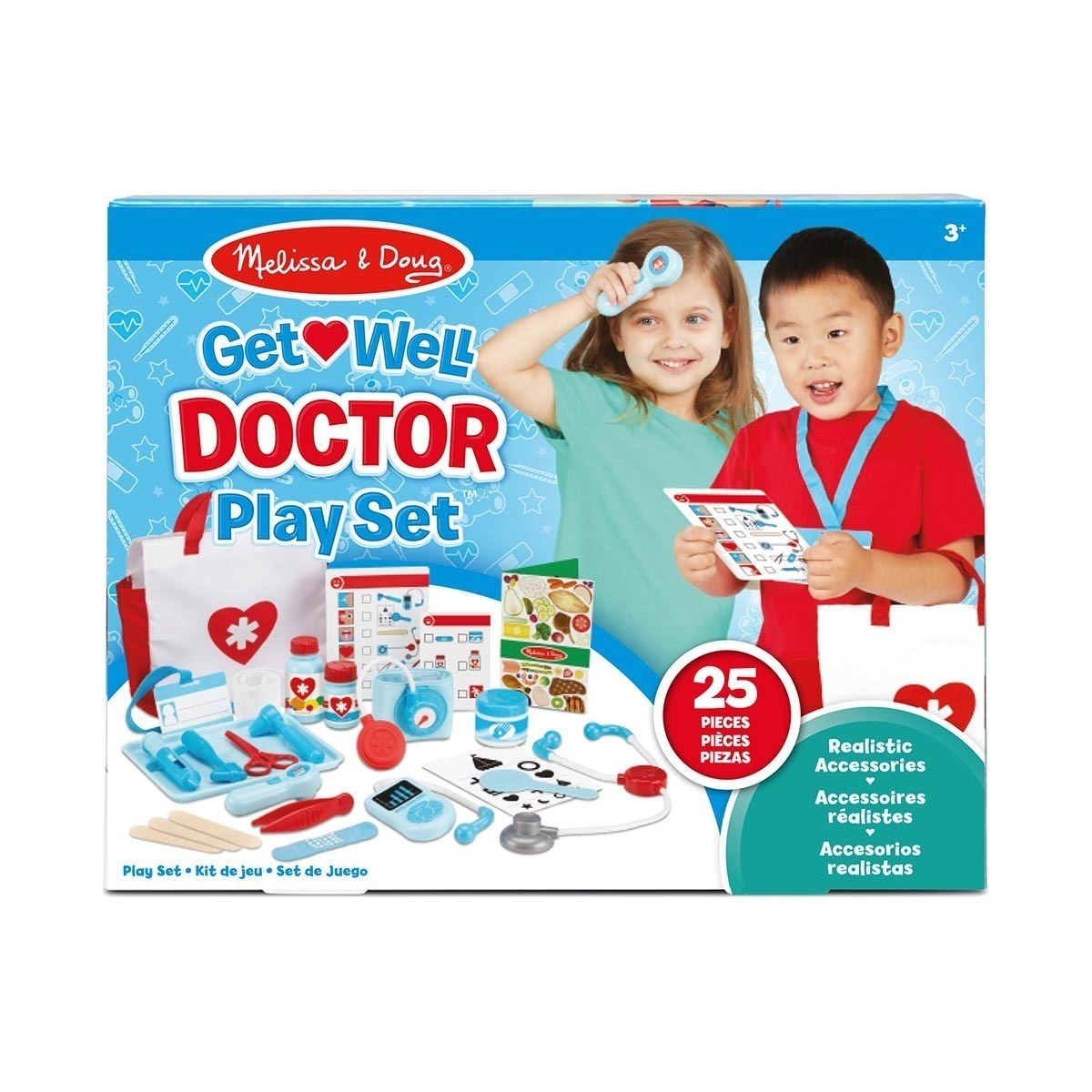 Playset de Clinica Medica com 25 pecas - Melissa & Doug