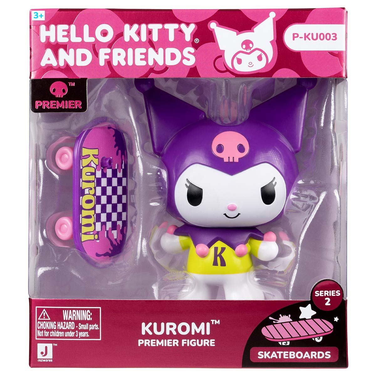Boneca Premium Kuromi Skatista De 10Cm - Hello Kitty Boneca Premium Kuromi Skatista De 10Cm - Hello Kitty