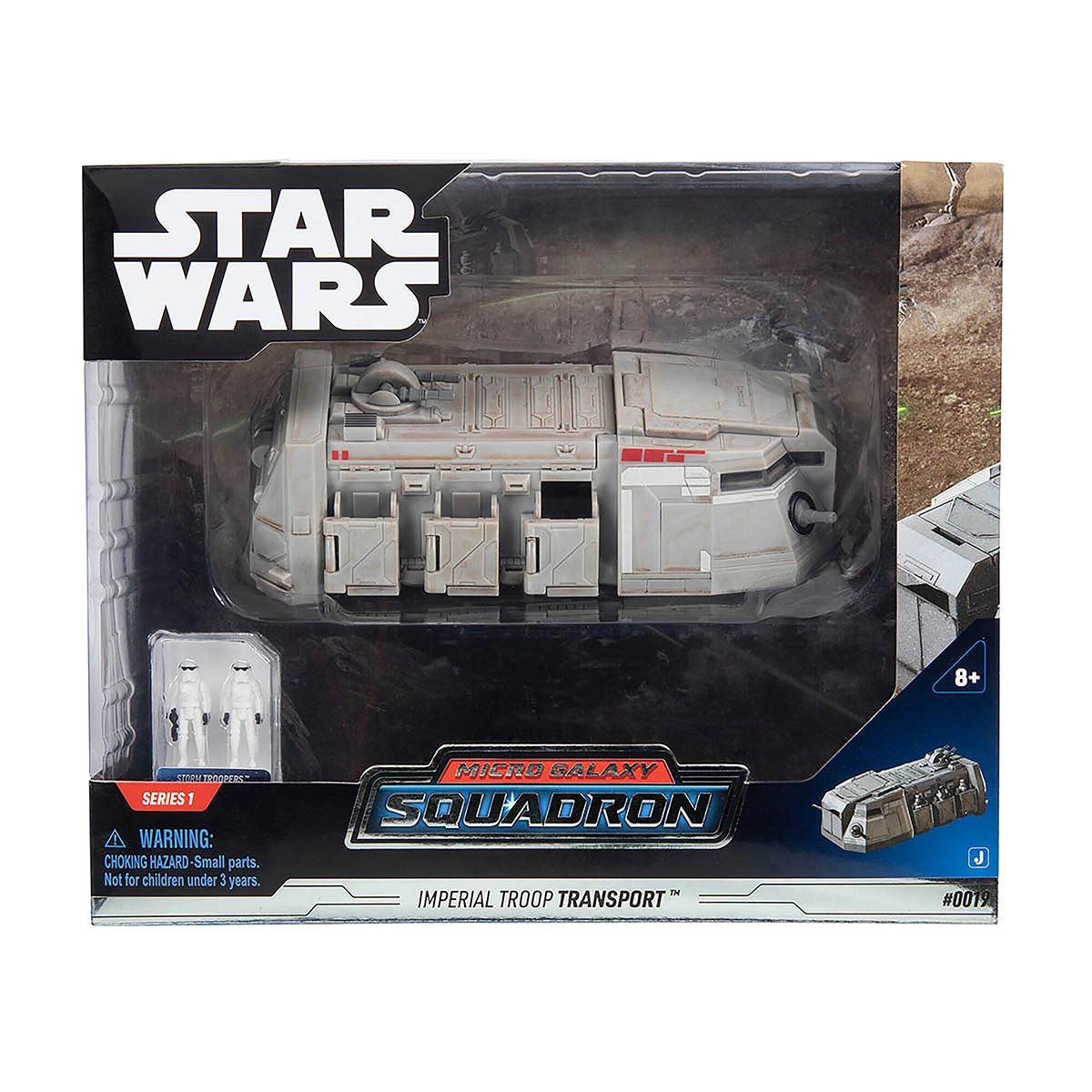 Star Wars - Transporte De Tropa Imperial De 15Cm Com Boneco