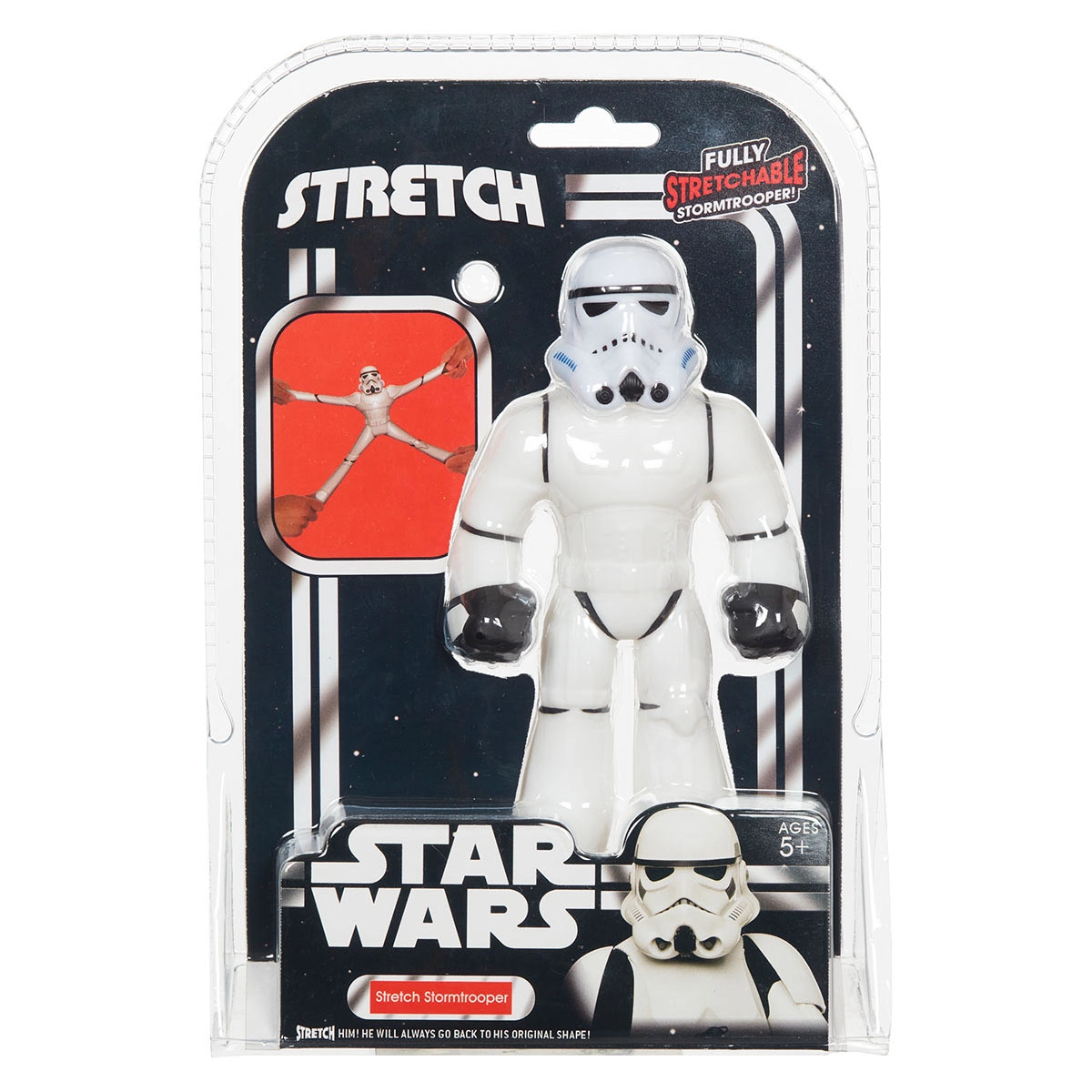 Stretch - Boneco Star Wars Elático 17Cm - Storm Trooper