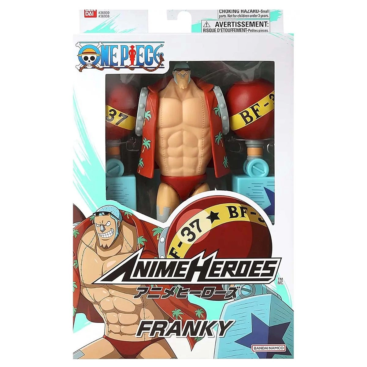 Boneco Franky de 16cm com Acessórios - One Piece