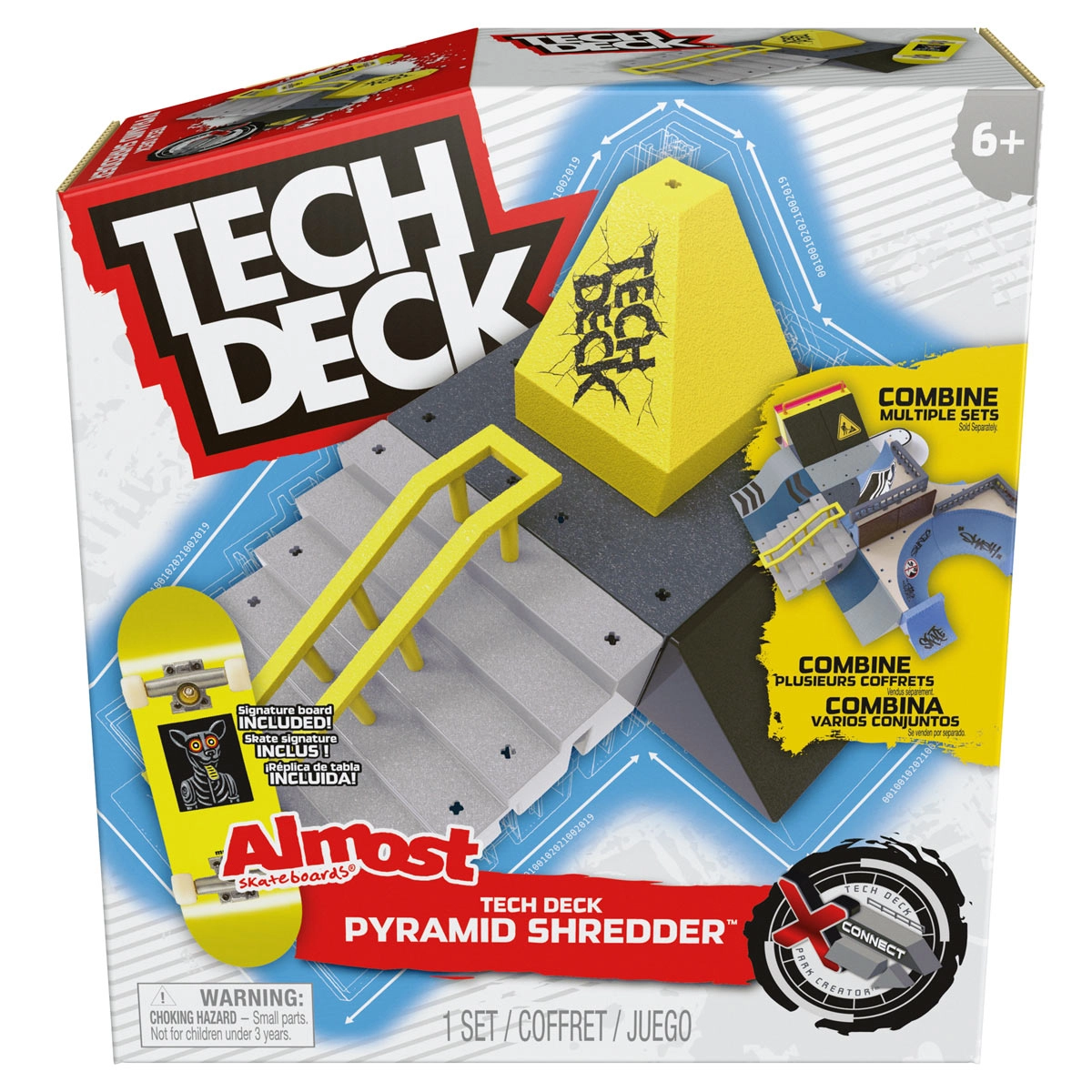 Pista Pyramid Shredder + Skate De Dedo Almost - Tech Deck