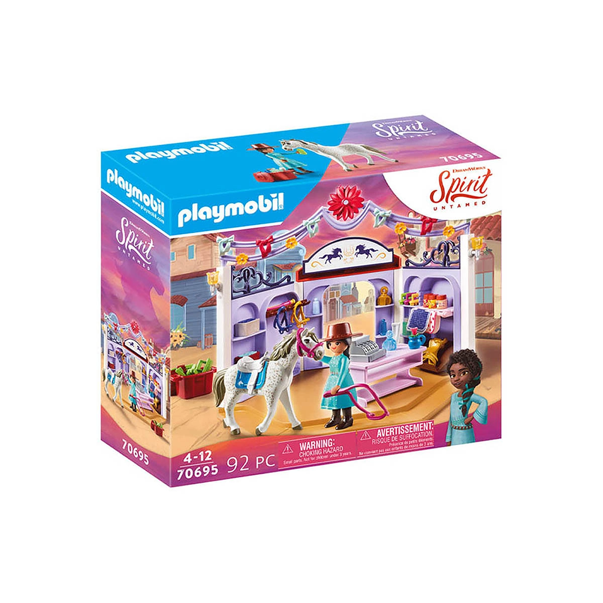 Playmobil - Miradero Loja De Equitação - Spirit - 70695
