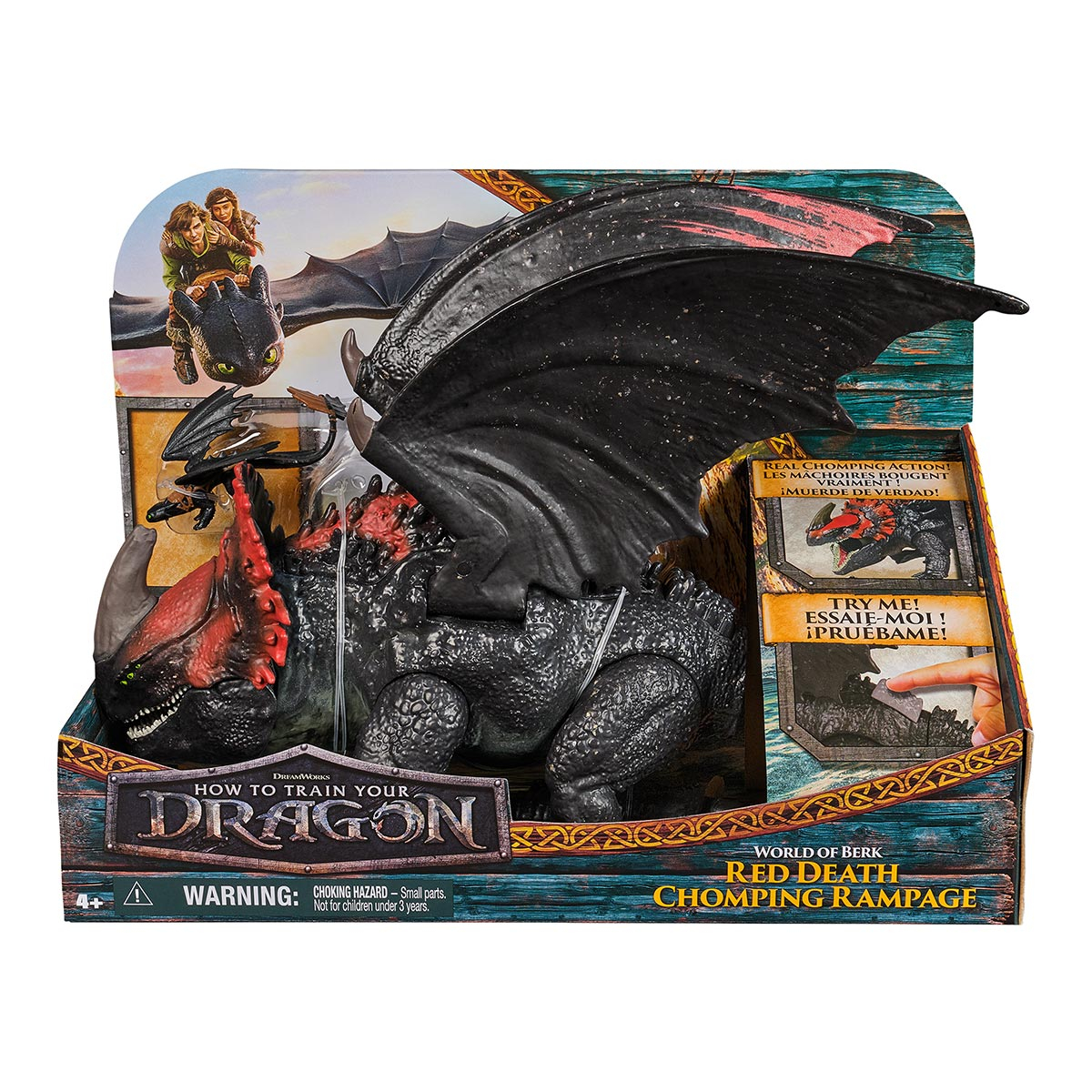 Como Treinar O Seu Dragao, Boneco Deluxe Morte Rubra