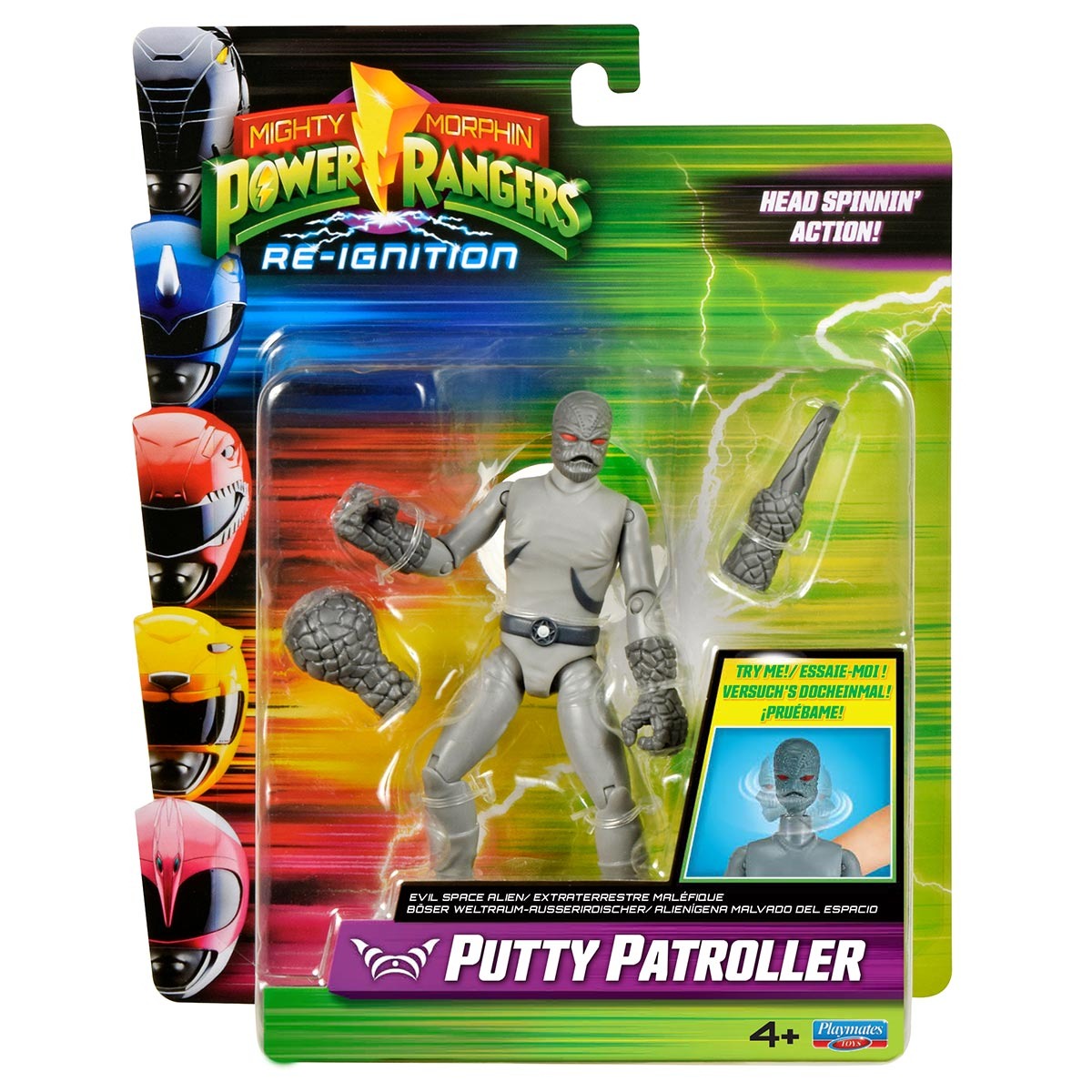 Boneco do Patrulheiro de Massa - Power Rangers Re-Ignition