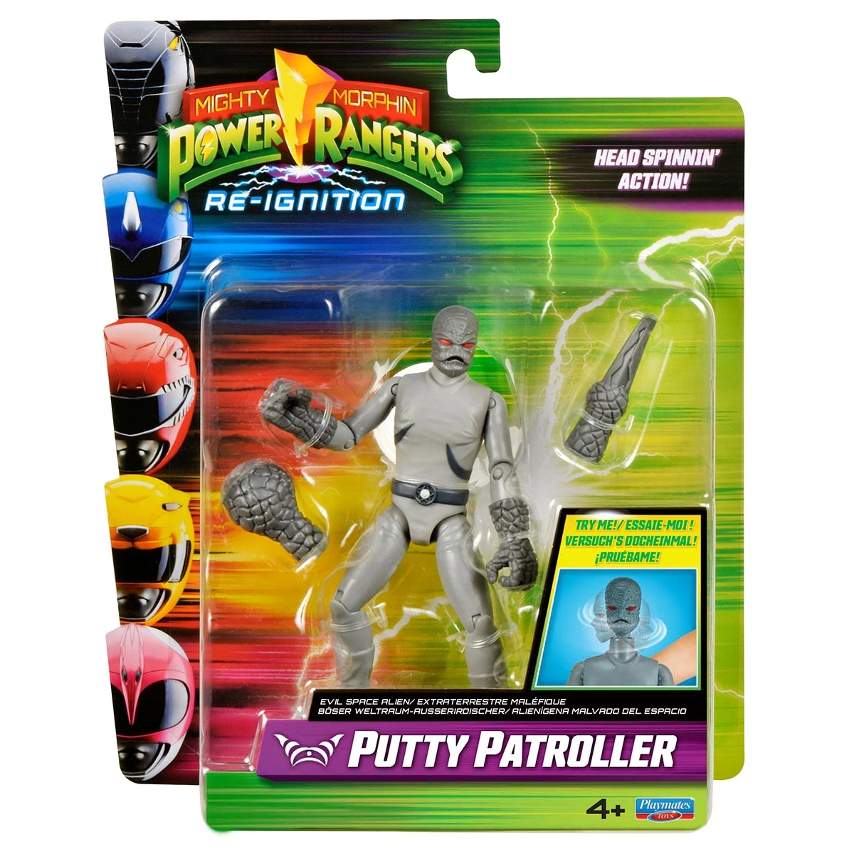 Boneco do Patrulheiro de Massa - Power Rangers Re-Ignition