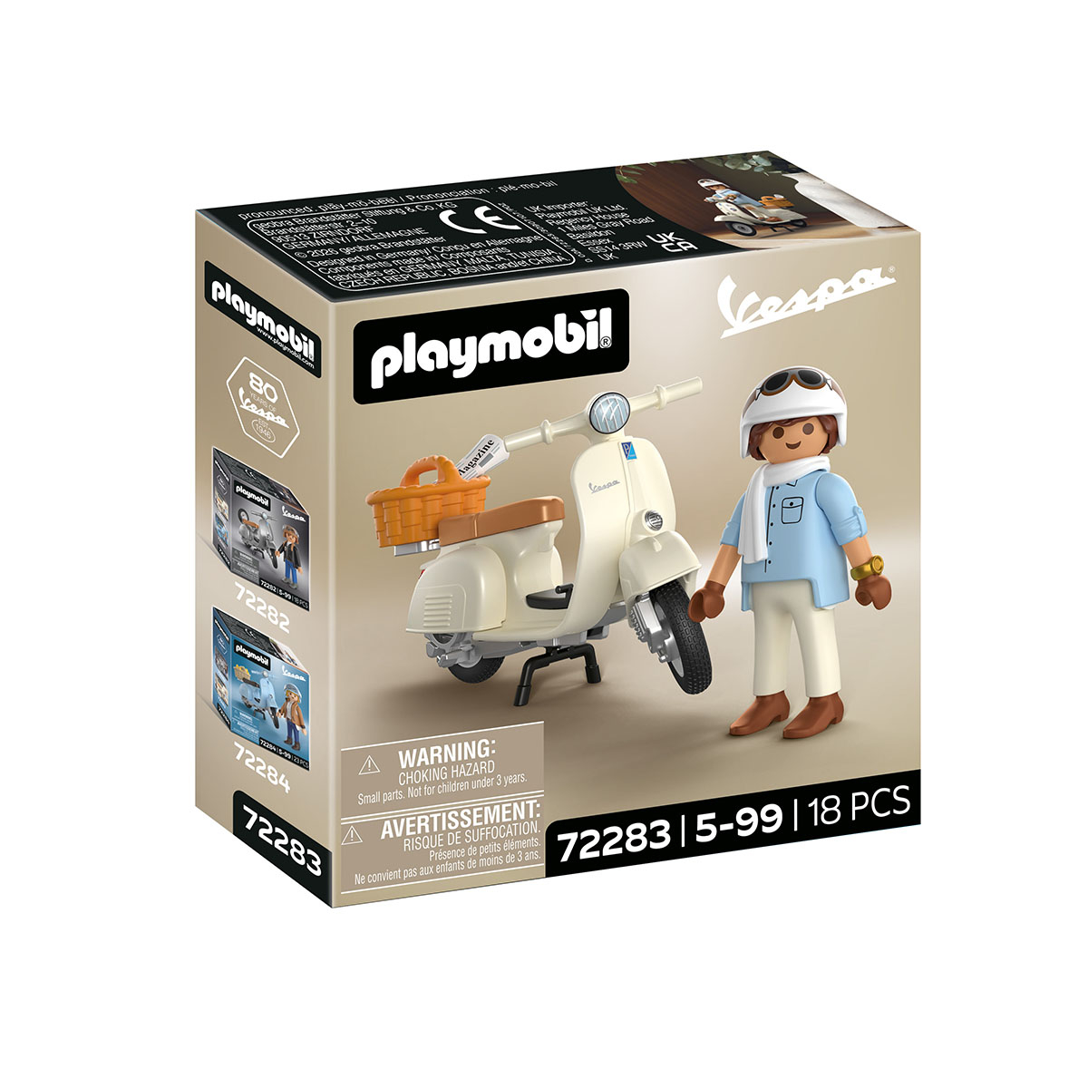 Vespa 80 Anos Estilo Clássico - Playmobil Vespa 72283