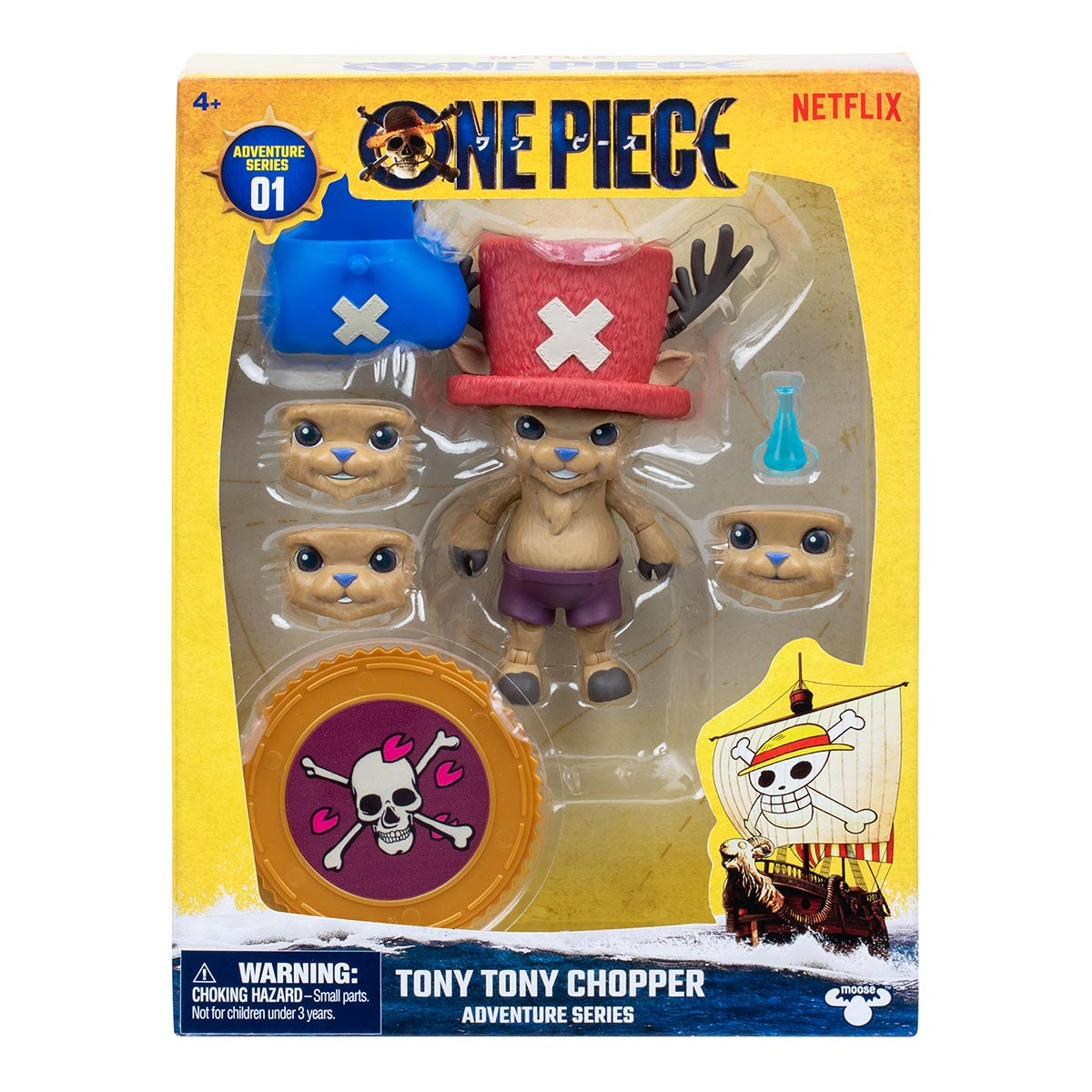 Boneco do Chopper de 15cm com Acessórios - One Piece Live Action