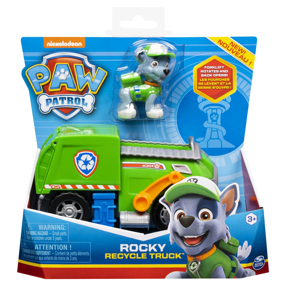 Patrulha Canina - Veículo Com Figura - Rocky
